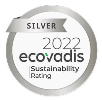 Ecovadis silver certificate 