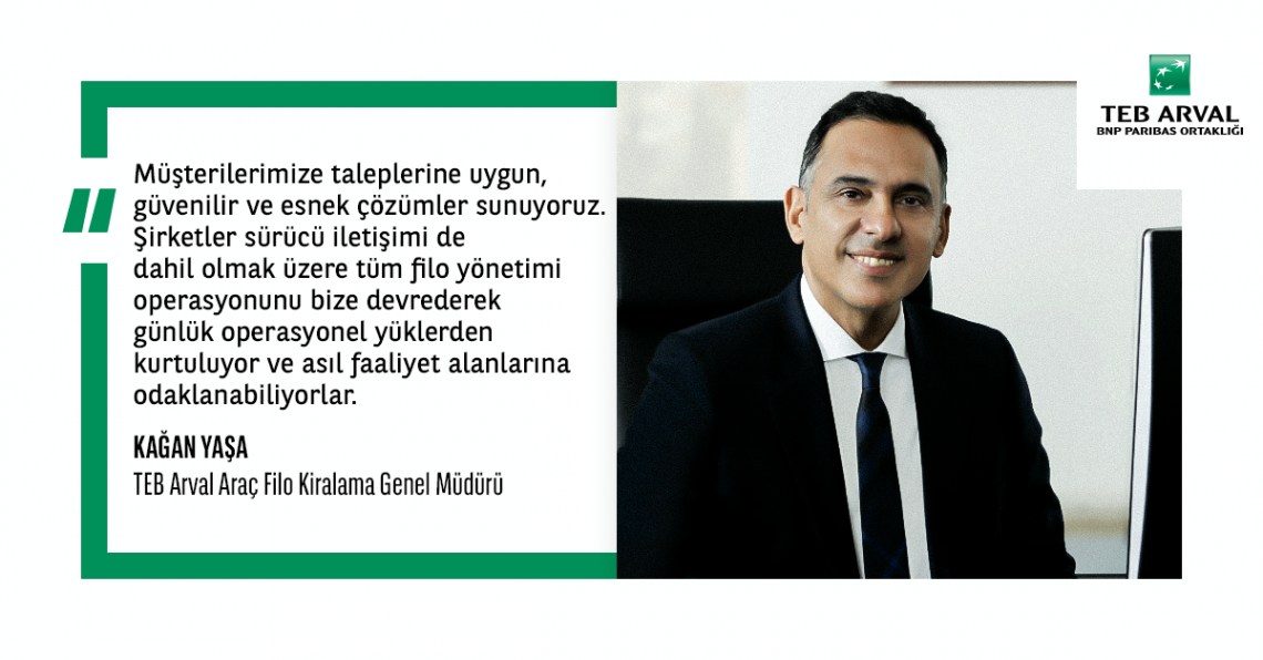 Kağan Yaşa TEB Arval Genel Müdürü